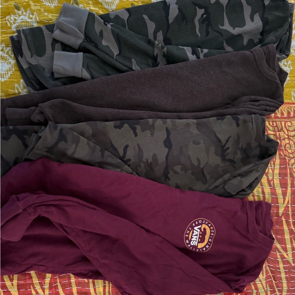 Vans Kids Mixed Color Clothing Lot - Maroon, Camouflage, Black, Blue, Gray - Picture 4 of 14